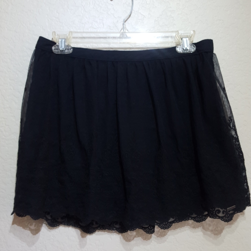 Hollister floral lace dress large